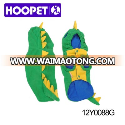 Green Dinosaur Costume Small Dog Outfit Sweater